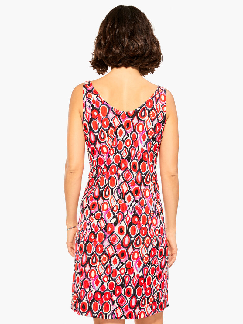 Woman Wears Geo Pane Dress image number 2