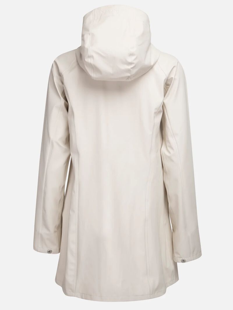 Woman Wears Ilse Jacobsen - Hooded Raincoat image number 1
