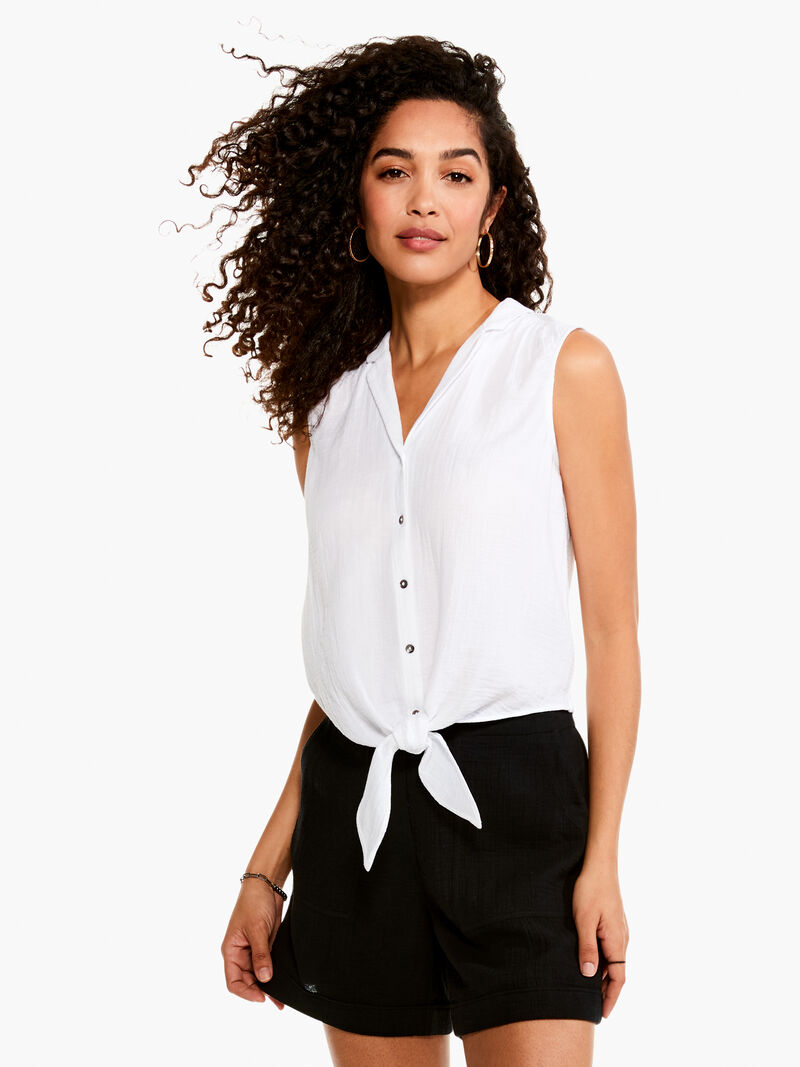 Double Gauze Tie Tank