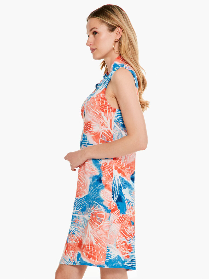 Woman Wears Watercolor Blooms Dress image number 1
