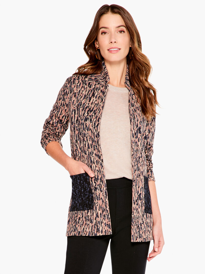 Woman Wears Bark Mix Blazer image number 1