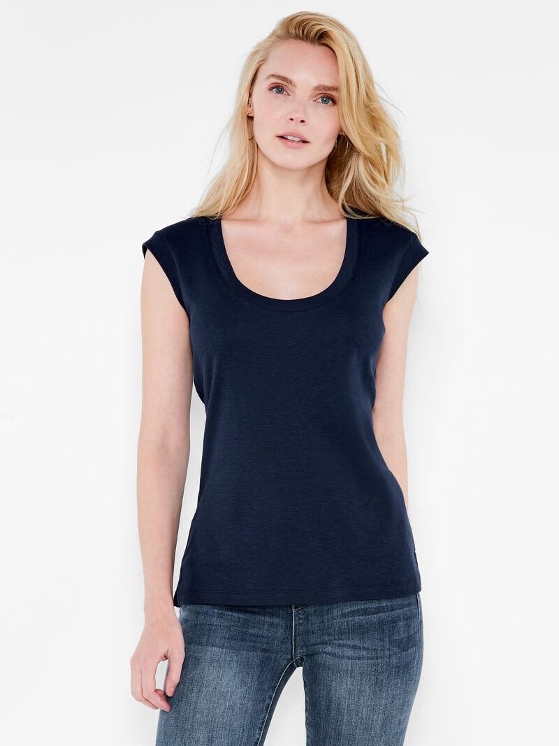 Woman Wears NZT Scoop Neck Tank image number 0