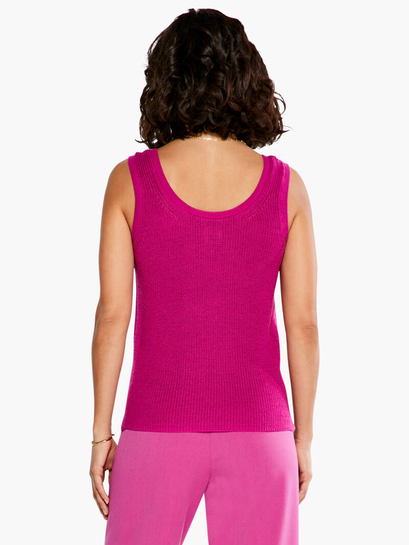 Woman Wears Shaker Knit Tank image number 3