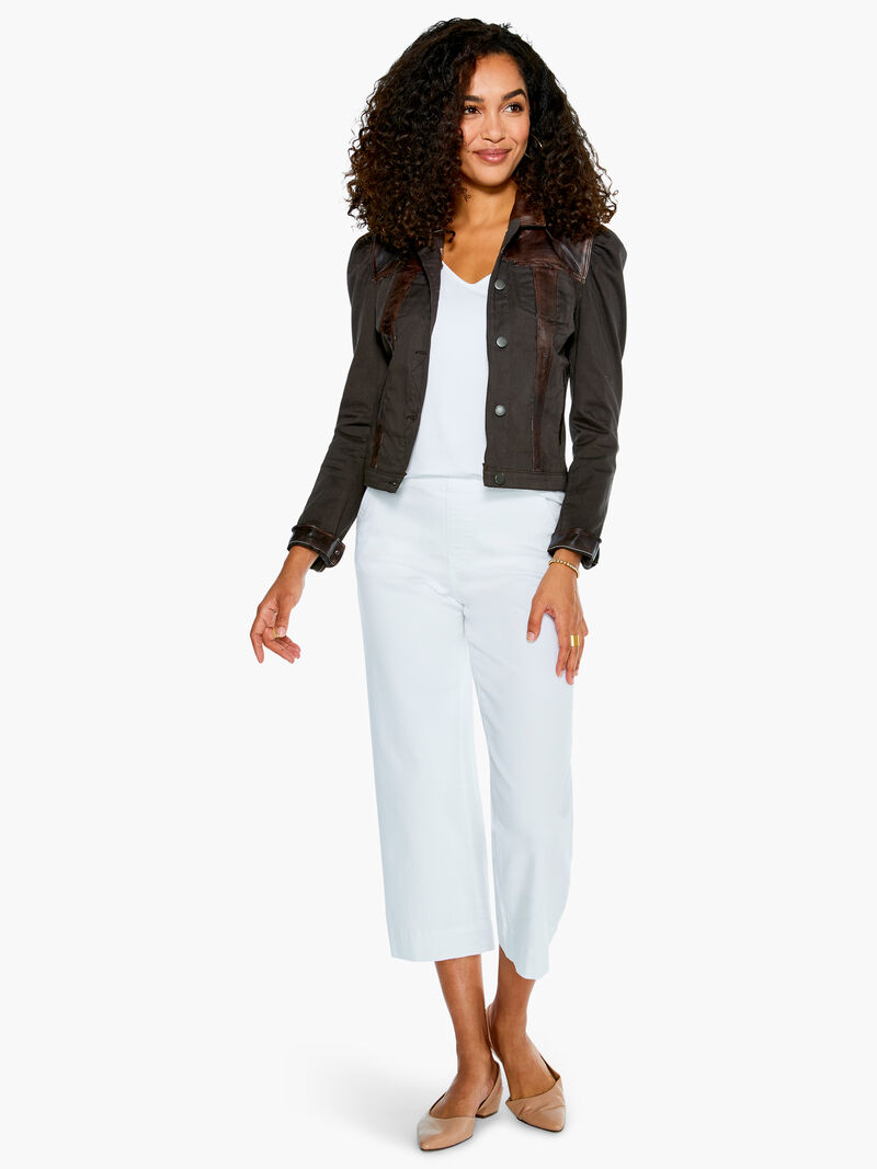 Woman Wears JKT Ariel Leather Jacket image number 3