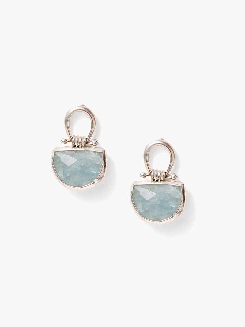 Woman Wears Chan Luu - Aquamarine Post Earrings image number 0