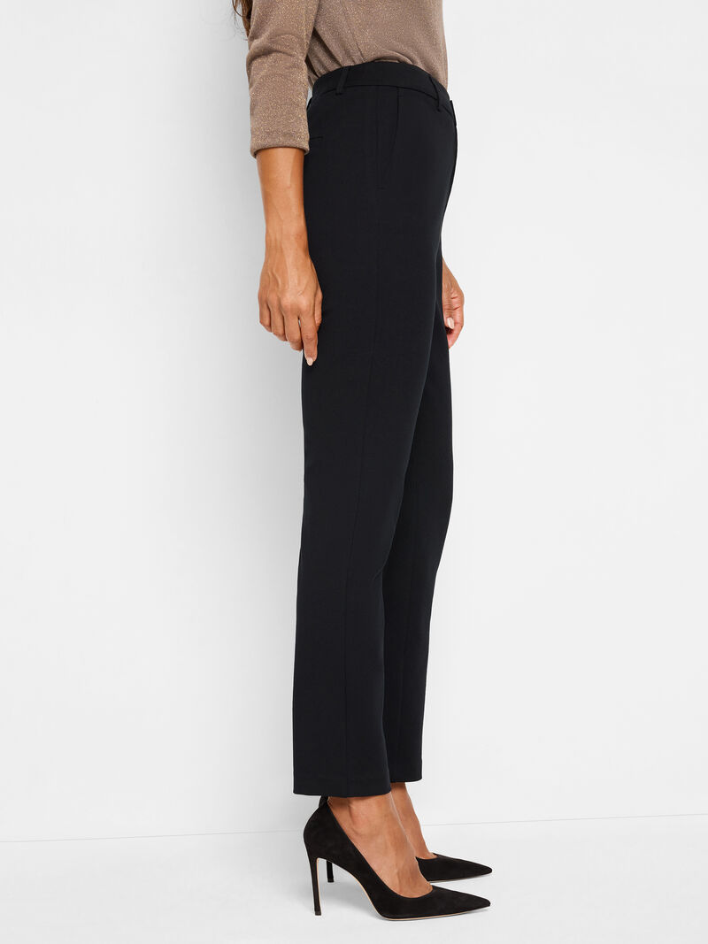 Woman Wears 28" Ponte Knit Trouser image number 2