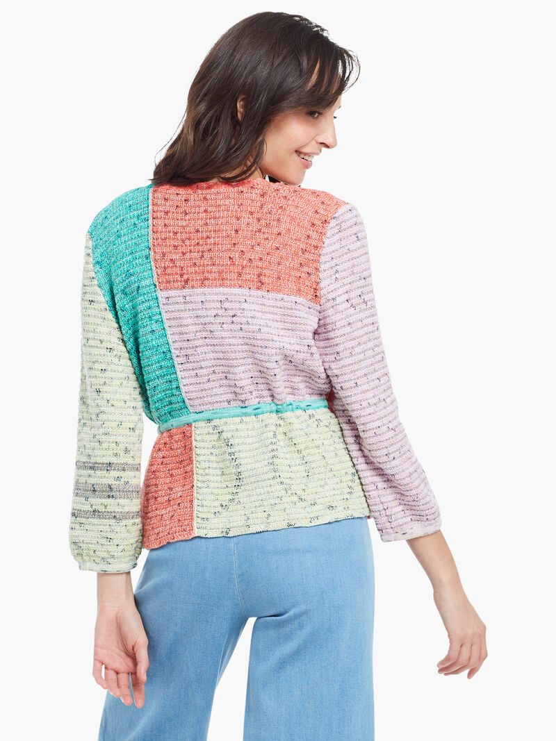 Woman Wears Color Crush Cardigan image number 2