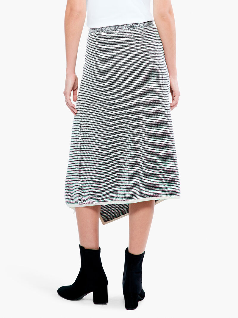 Woman Wears Pixel Knit Skirt image number 4