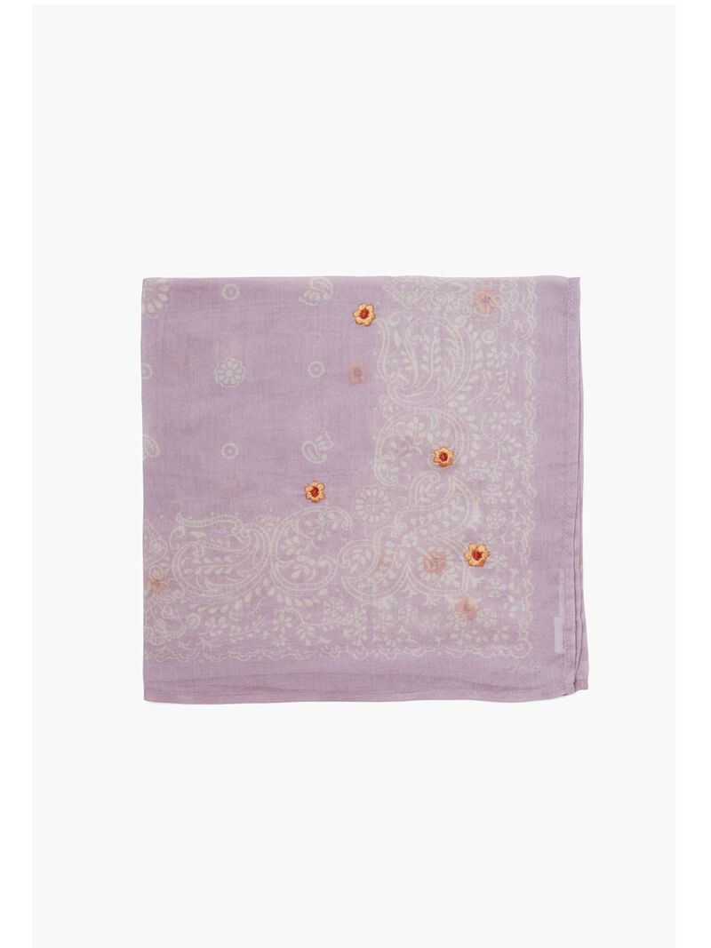 Woman Wears Chan Luu - Embroidered Bandana image number 1