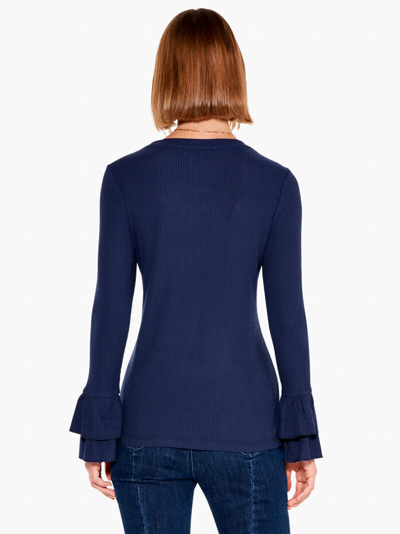 Woman Wears Cuffed Up Tradewinds Top image number 2