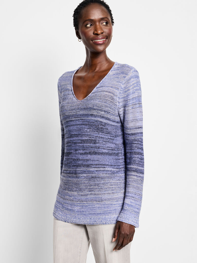Woman Wears Hazy Shades Sweater image number 2