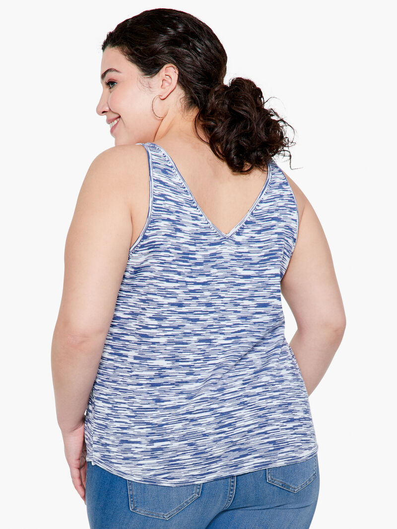Woman Wears Spacedye Vital Tank image number 2