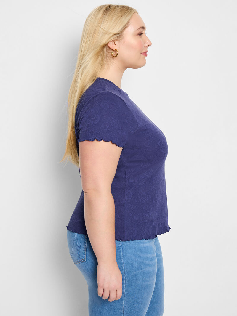 Lace Knit T-Shirt