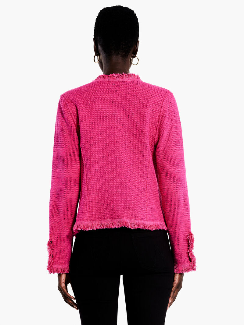 Woman Wears Fringe Mix Jacket image number 2