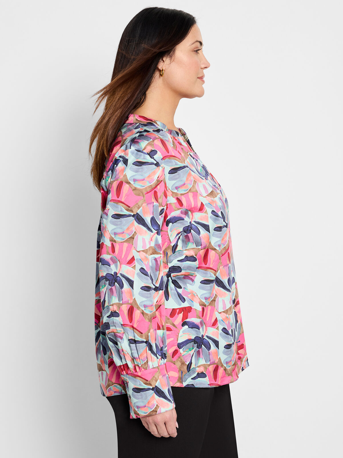 Firework Foliage Woven Top