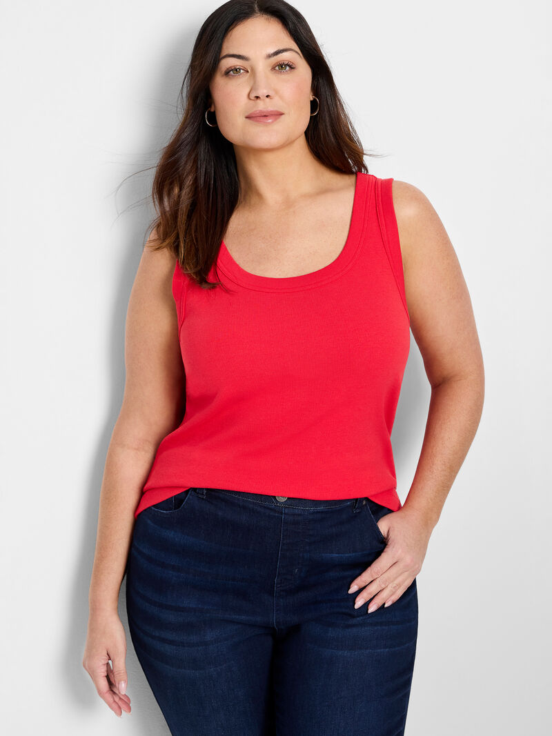 Perfect Knit Rib Scoop Tank