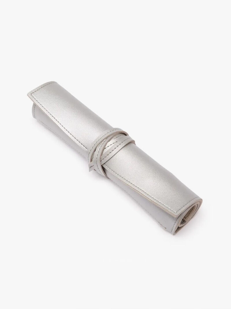 Woman Wears Brouk & Co - Luna Leather Jewelry Roll Up image number 2