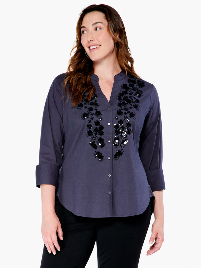 Woman Wears Evening Glam Shirt image number 0
