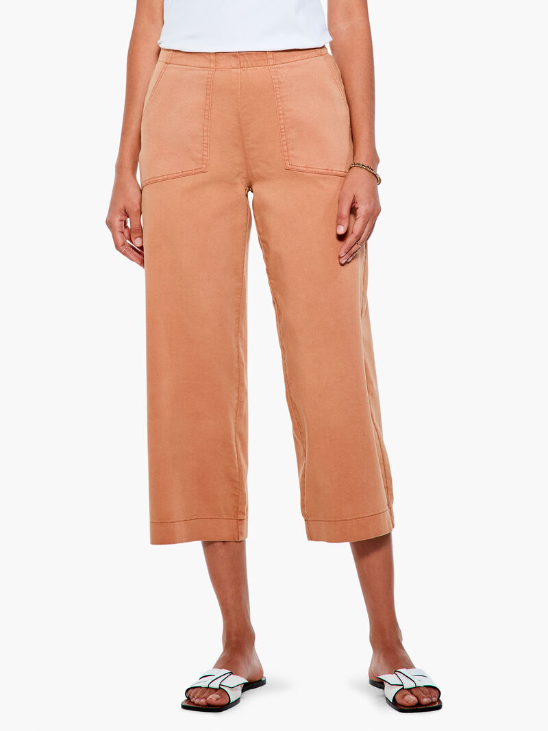 Woman Wears All Day Slim Wide Crop Pant image number 0