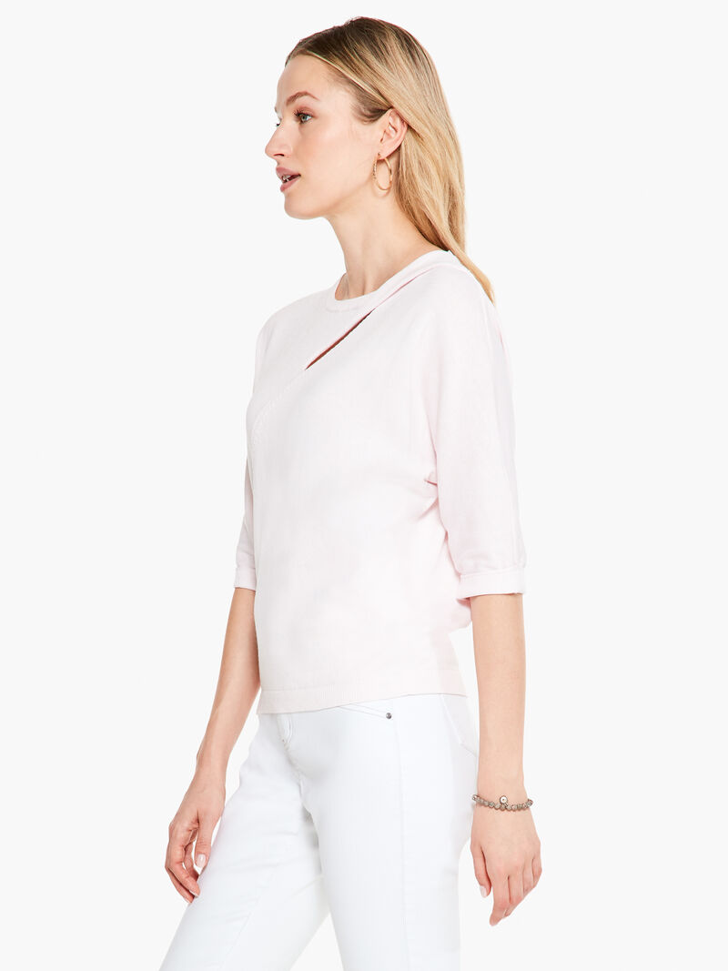 Woman Wears Vital Twistneck Sweater image number 1