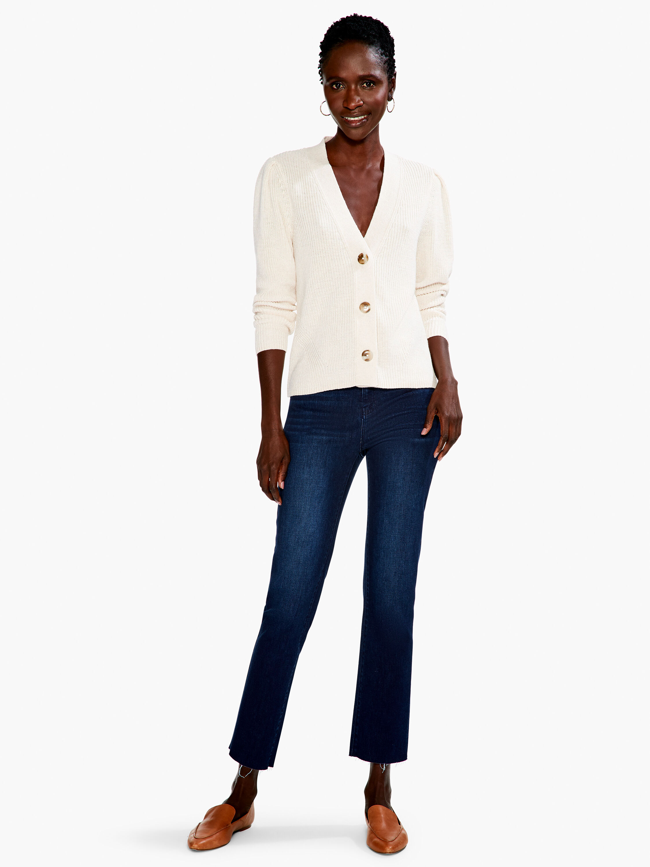 Shaker knit cardigan sweater on sale