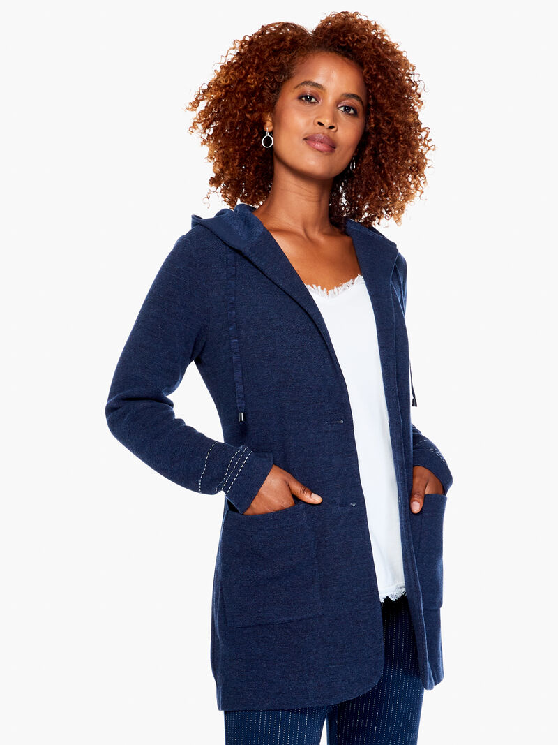 
                    Here Or There Hooded Jacket