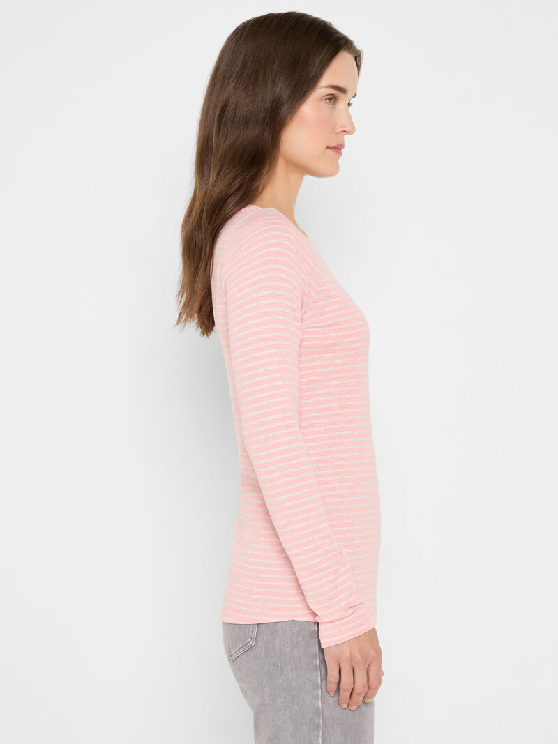 NZT Long Sleeve Stripe Boat Tee