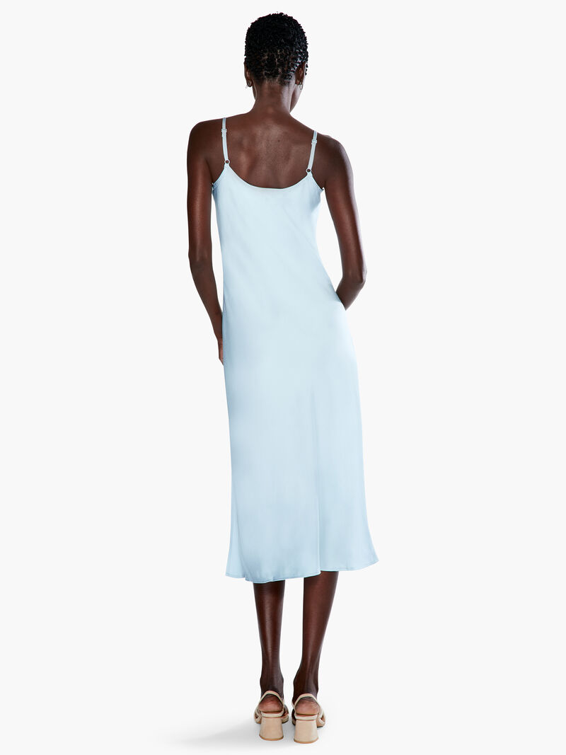 Woman Wears Crepe Slip Dress image number 2