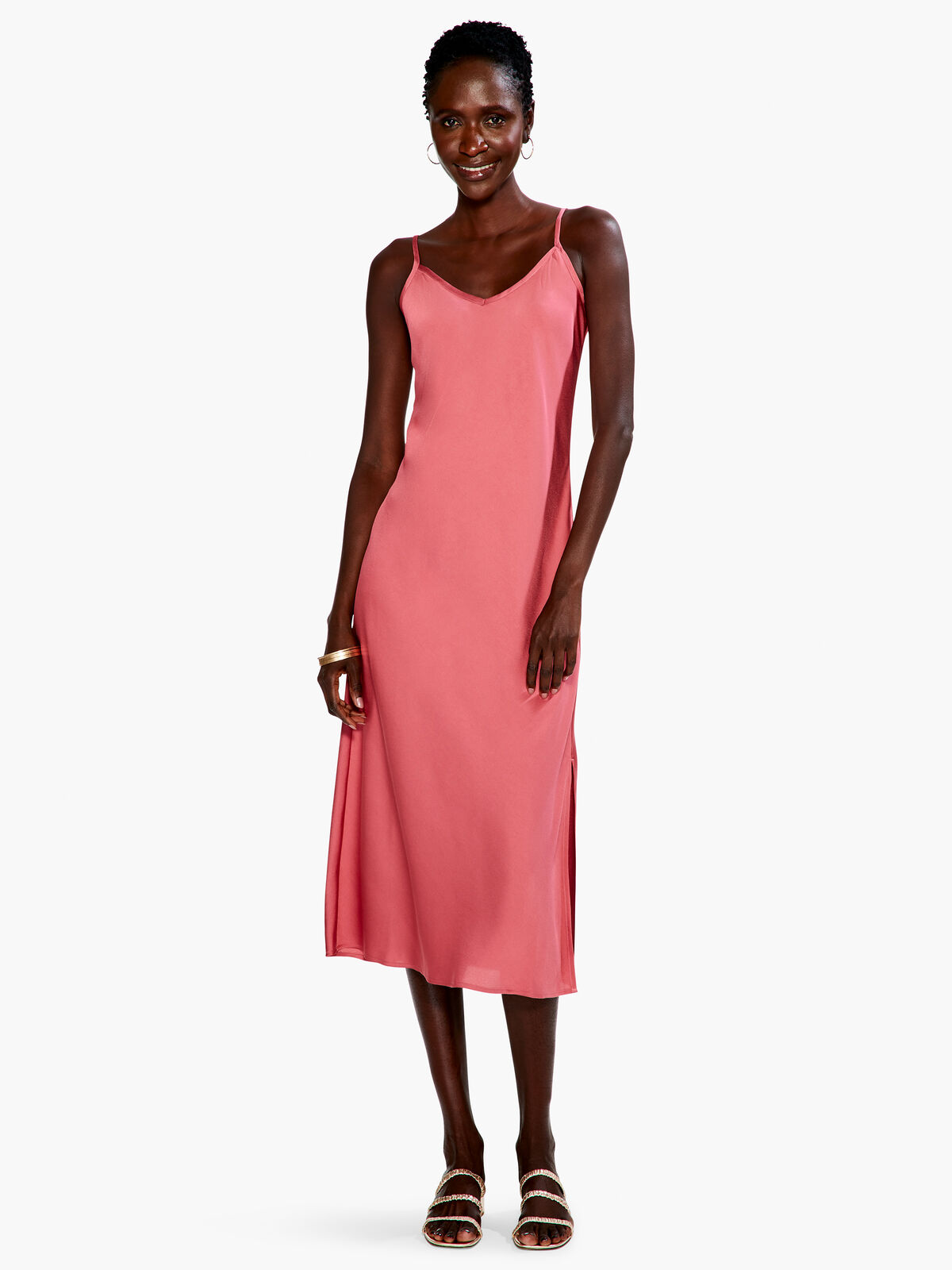 Crepe Slip Dress