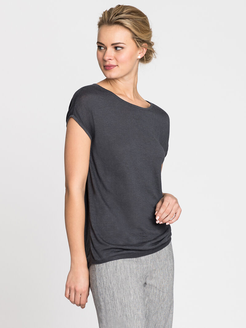 Woman Wears Refreshing Side Tie Top image number 2