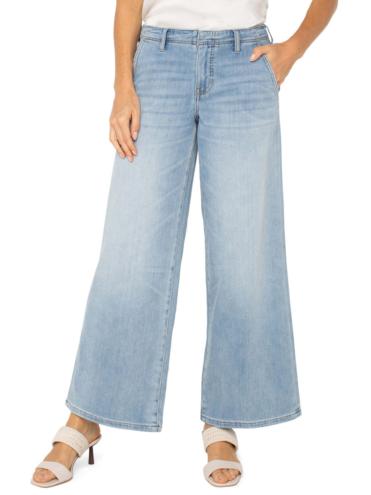 Liverpool - Weekender Relaxed Jean With Slant Pockets