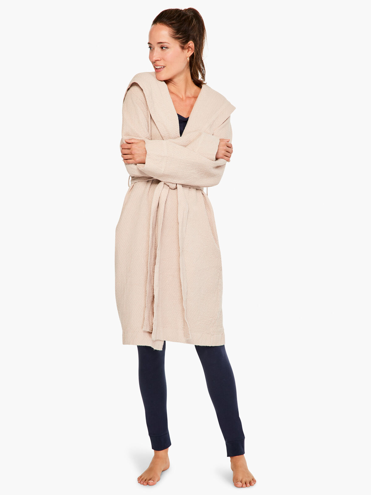 Crown Linen Designs Wendy Linen Robe