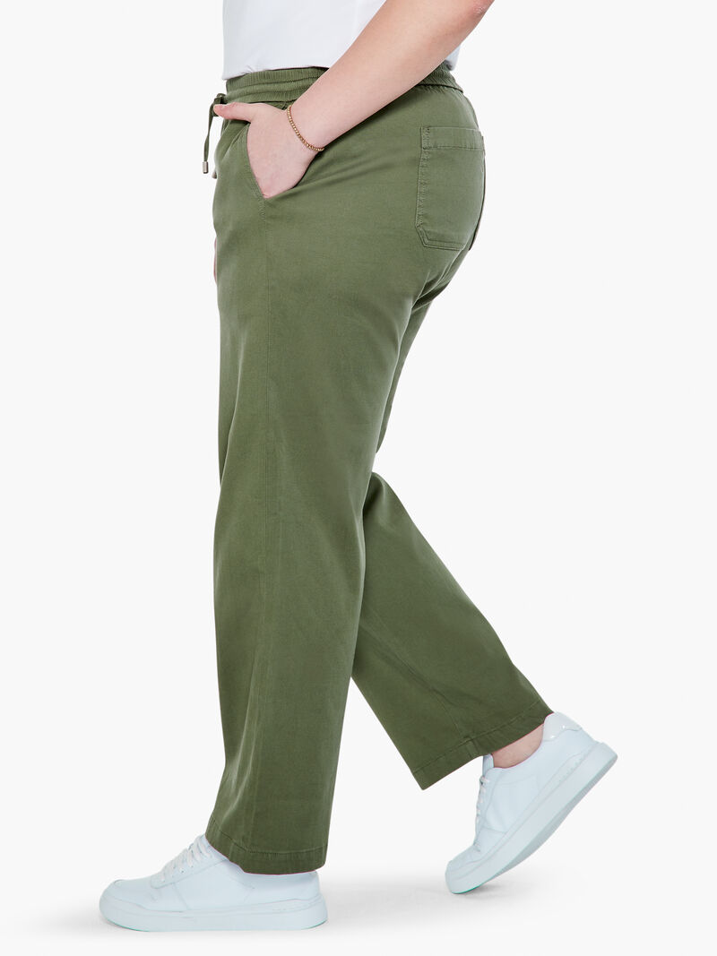Woman Wears Liverpool Drawstring Pallazo Pant image number 2