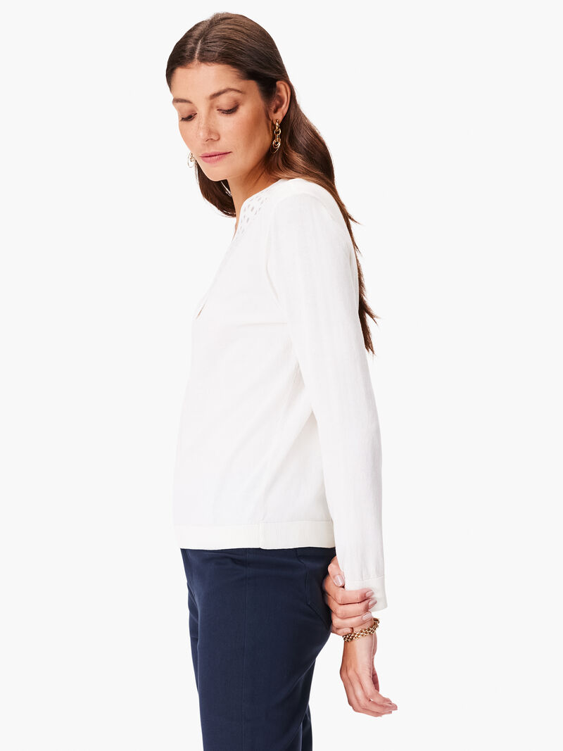 Woman Wears Polished Up Sweater image number 2