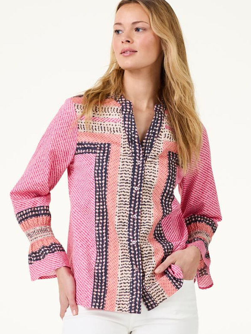 
                    Spotty Stripes Top