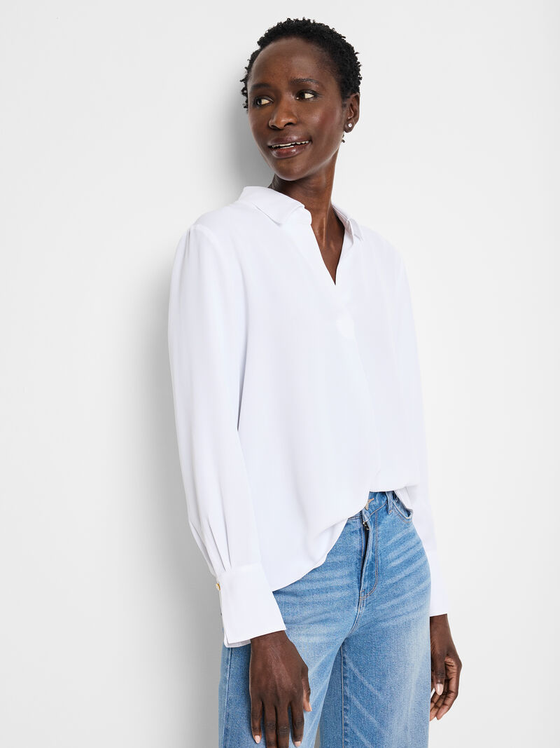 Woman Wears Easy Popover Shirt image number 0