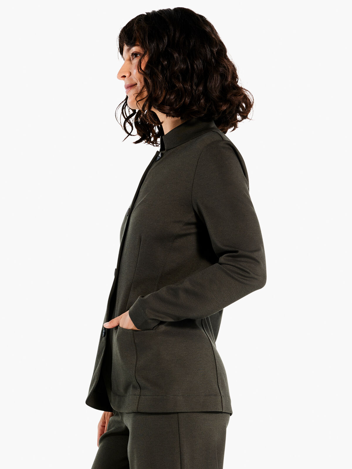Drapey Ponte Blazer