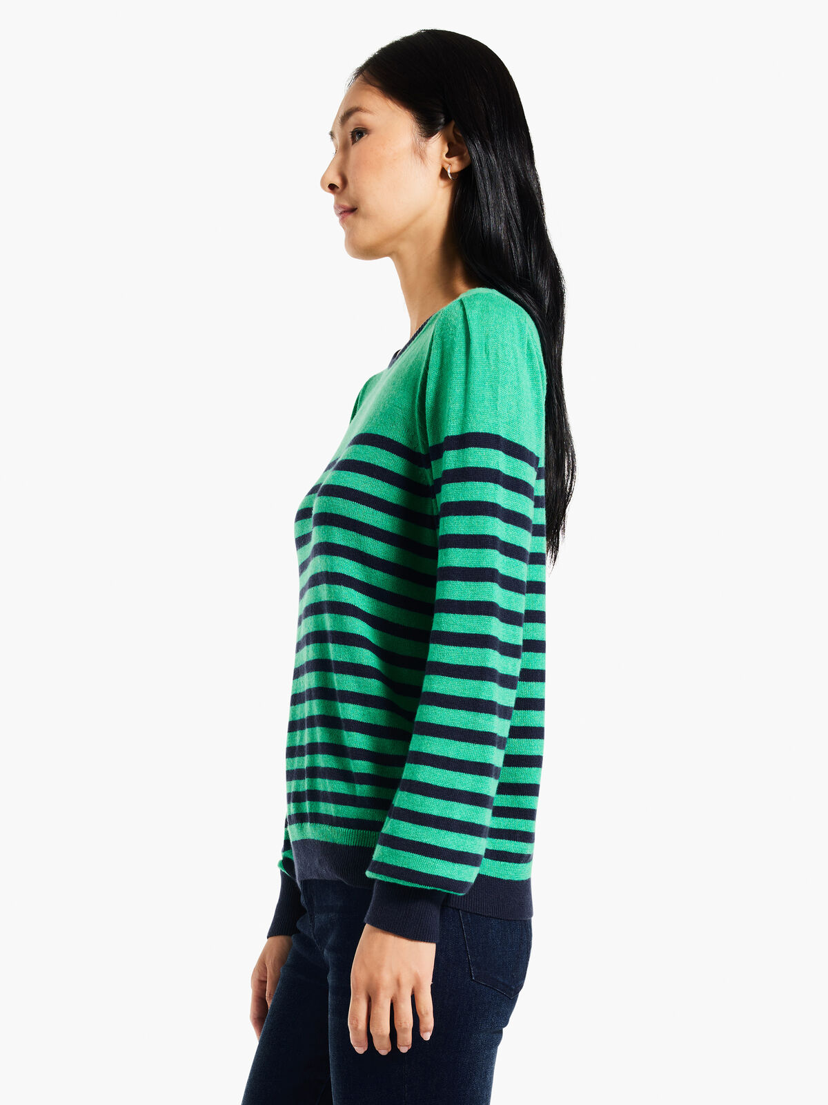 Striped Femme Sleeve Sweater