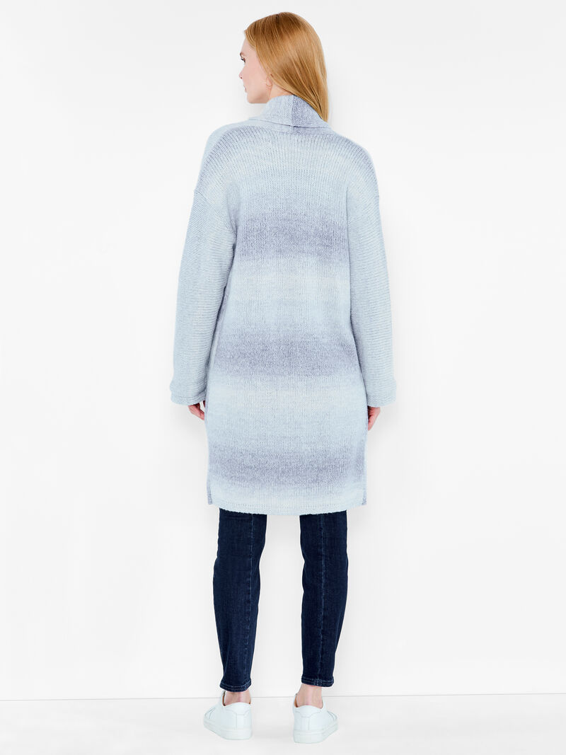 Woman Wears NZT Ombre Knit Patio Cardigan image number 2