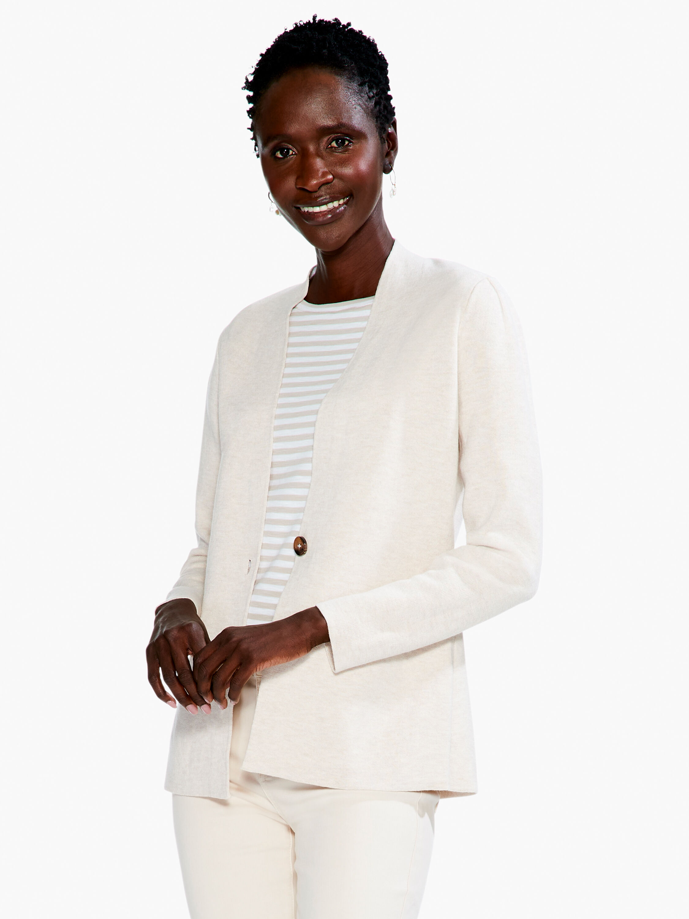 White on sale cardigan blazer