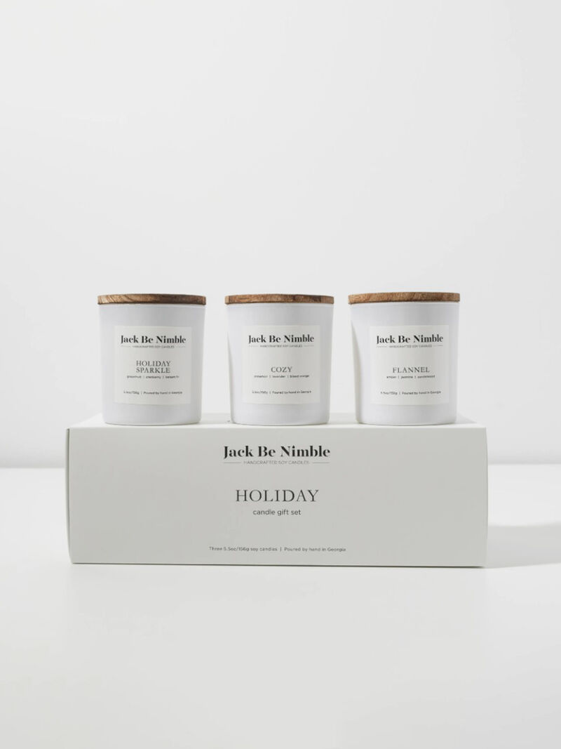Woman Wears Jack Be Nimble - Holiday Candle Set image number 0