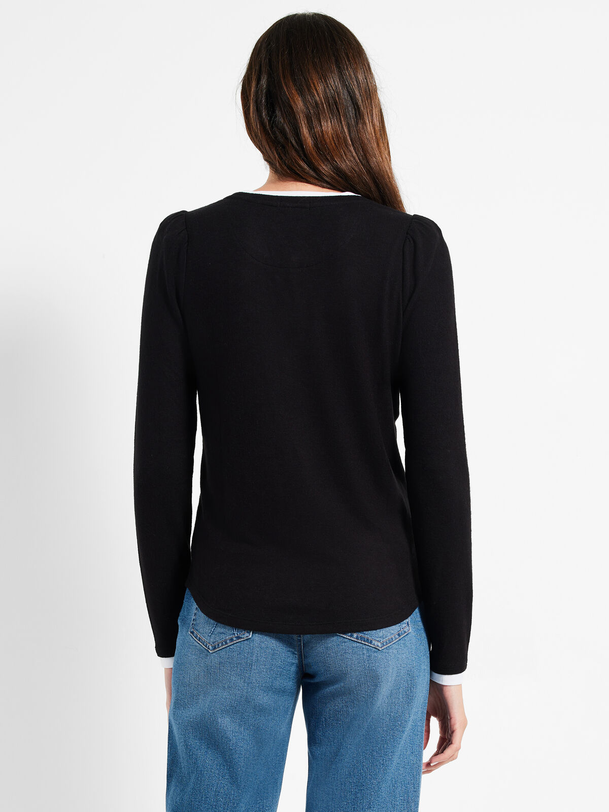 NZT Sweet Dreams Puff Shoulder Layered Top