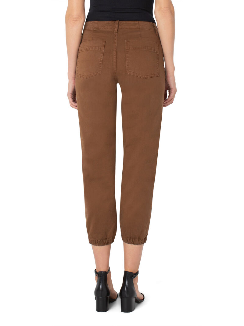Woman Wears Liverpool Crop Utility Pant image number 2