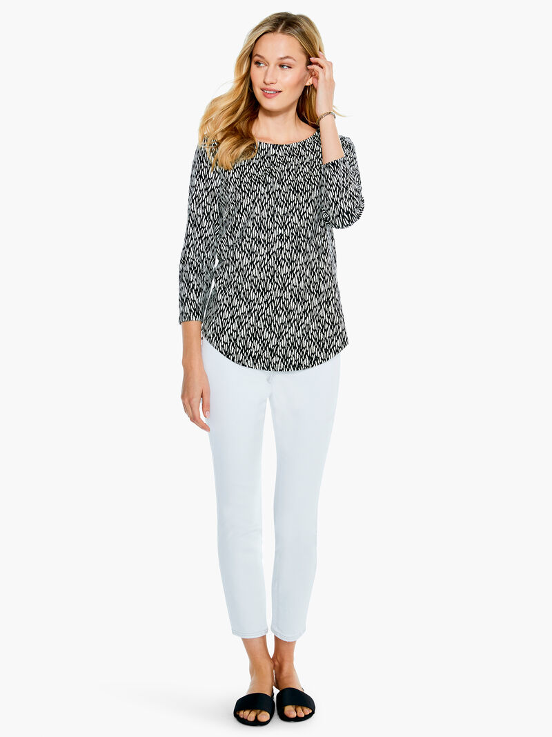 Woman Wears Vanilla Bark Top image number 3