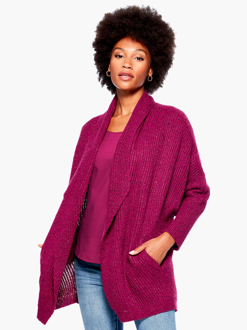 Woman Wears Wrap Up Cardigan image number 0