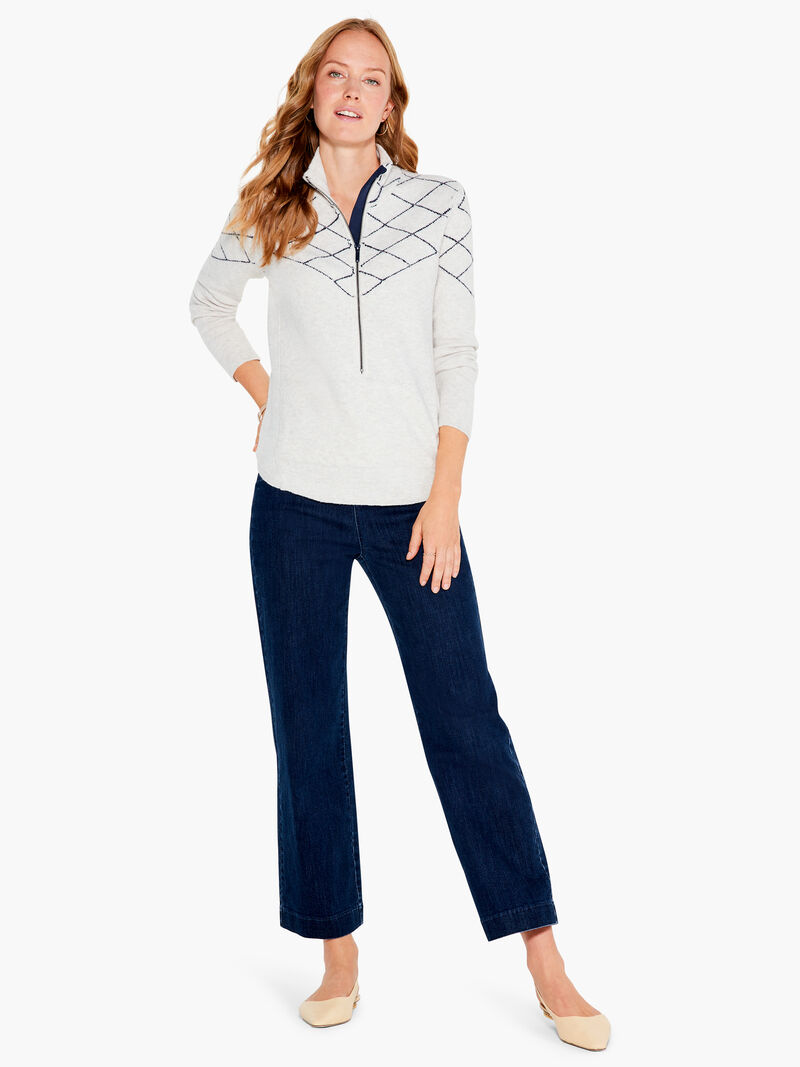 Woman Wears Diamond Days Sweater image number 3