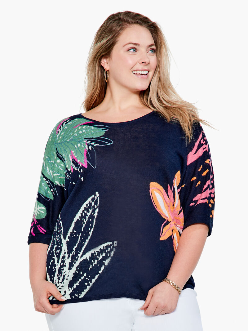 Woman Wears Evening Garden Sweater image number 3