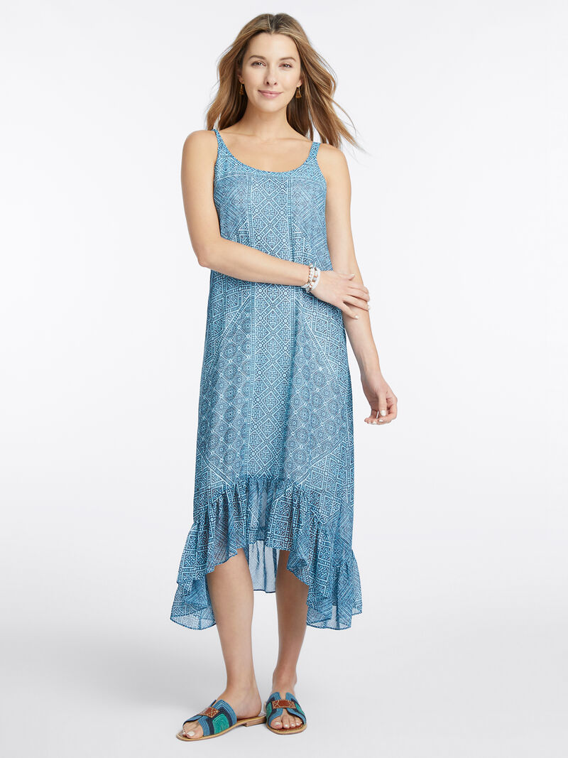 
                    Santorini Tiles Dress