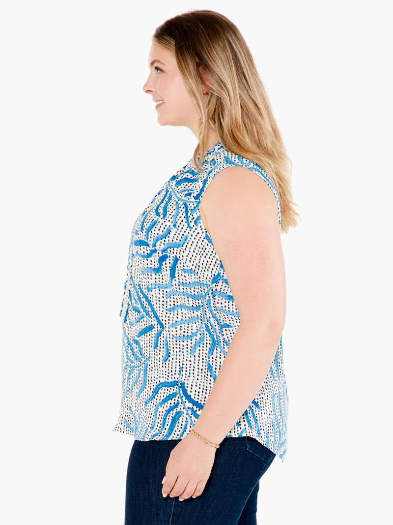 Woman Wears Palm Dot Tank image number 1