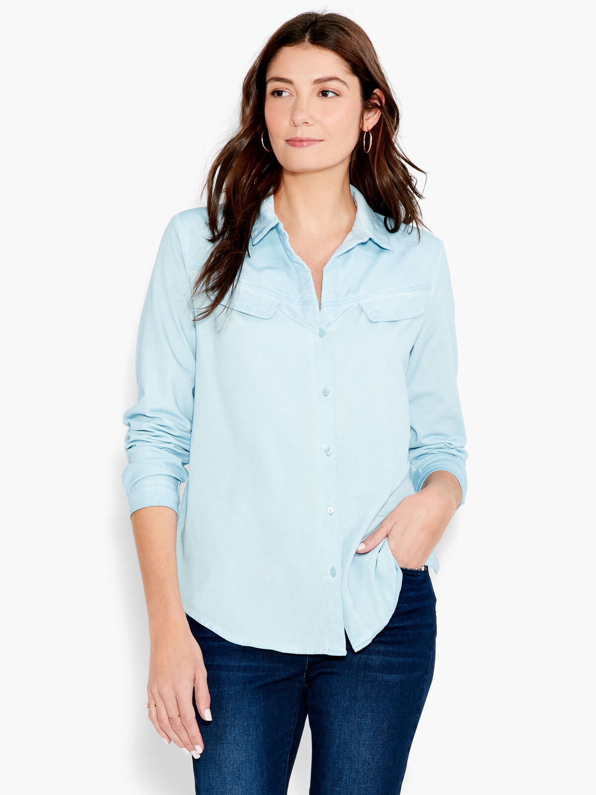 NZT Long Sleeve Angled Pocket Shirt
